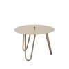 Cool side table taupe