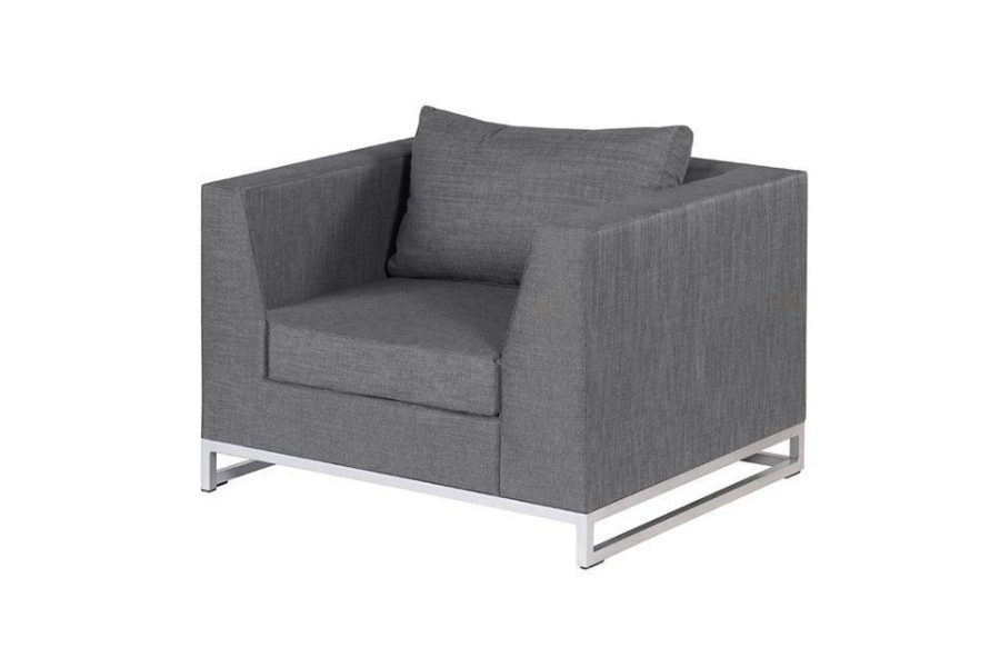 Exotan ibiza lounge stoel mixed grey