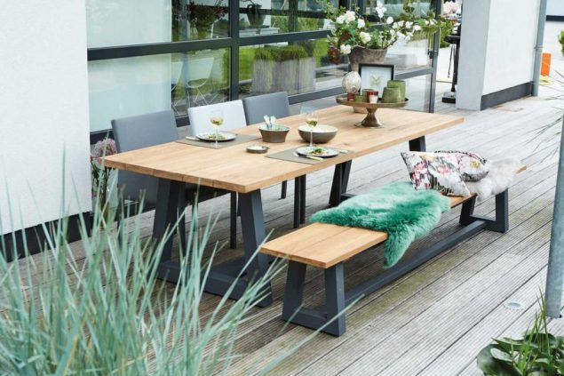 Suns Ovada tuintafel met bank 280 cm