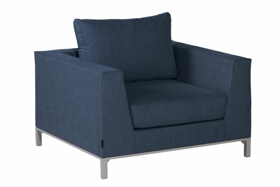 Exotan Sicilie loungestoel blue jeans, tuin fauteuil, tuinstoelen, loungestoelen