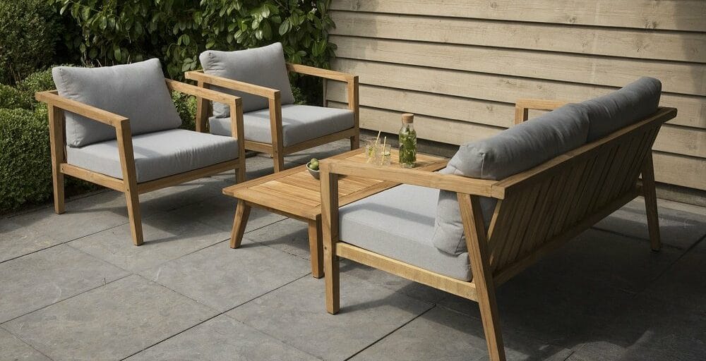 Exotan lucca loungeset teakhout
