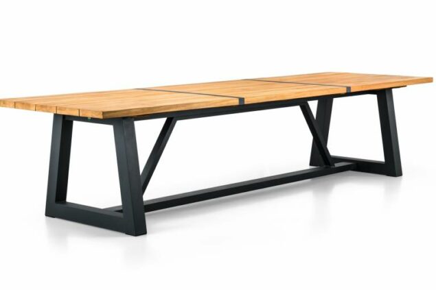 Suns Ovada tuintafel 340 cm antraciet (met alu strips)