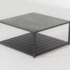 Flow Easey aluminium tafel met keramisch blad 84 x 84 x 40 cm