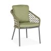 Suns Nappa eetstoel sunproof macramé forest green