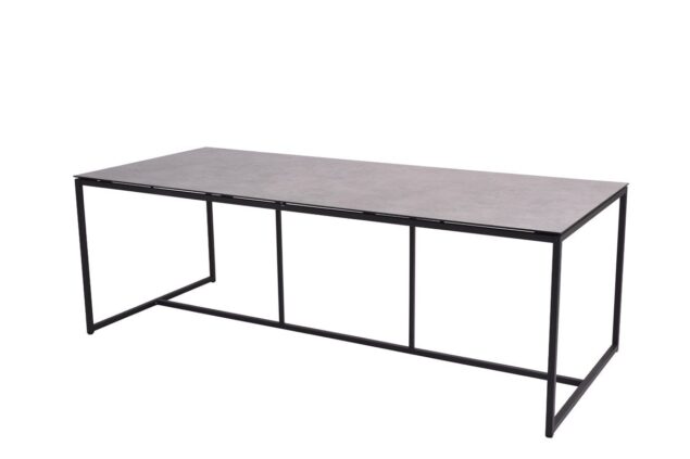 4 Seasons Outdoor Quatro tafel met HPL blad light grey 220 cm SALE