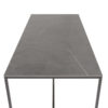 Quatro rectangular dining table with ceramic top marmer look