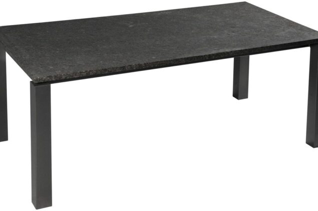 Studio 20 Nova granieten tafel 160 x 90 cm Pearl grey gezoet