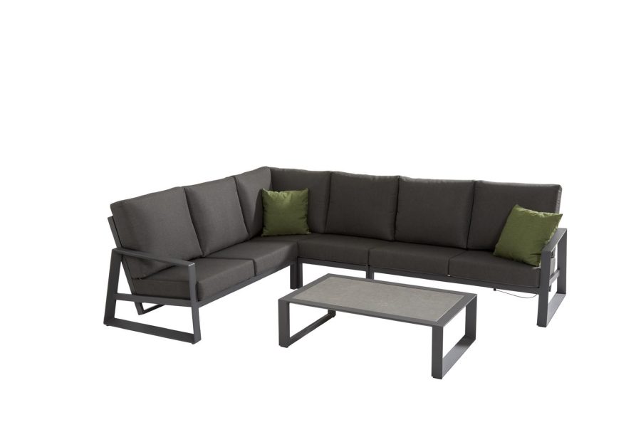 Taste by 4 Seasons Dazzling loungeset met tussenelement en verstelbare rugleuningen