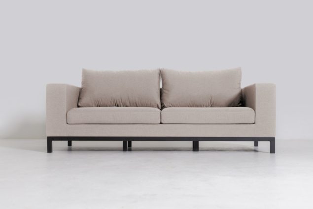Flow. Square 2,5-zits sofa taupe chiné