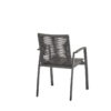 Taste by 4 Seasons Torino stapelbare stoel met kussen matt carbon