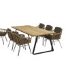 4SO Cottage dining with Basso table 240 cm