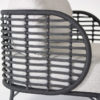 4 Seasons Outdoor Fabrice living chair antracite detail
