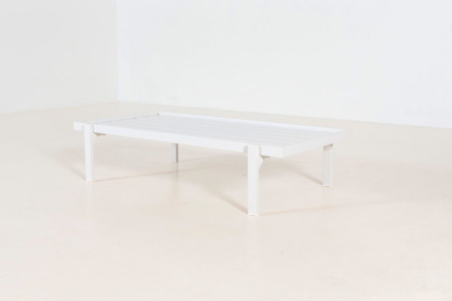 Flow sublime table rectangle white