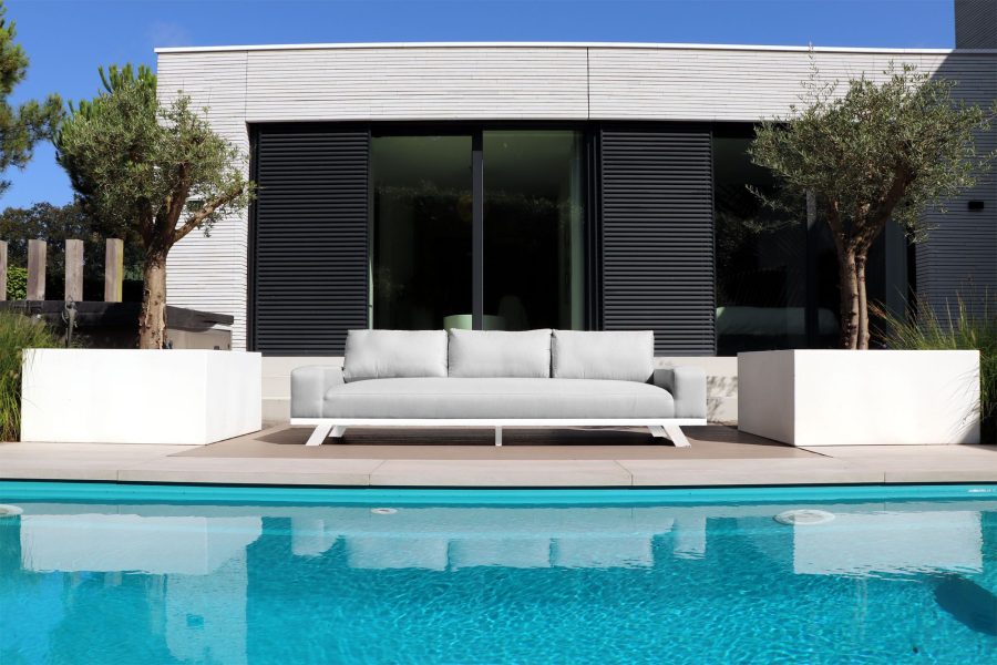 Flow Easey 3-zits sofa lead chine