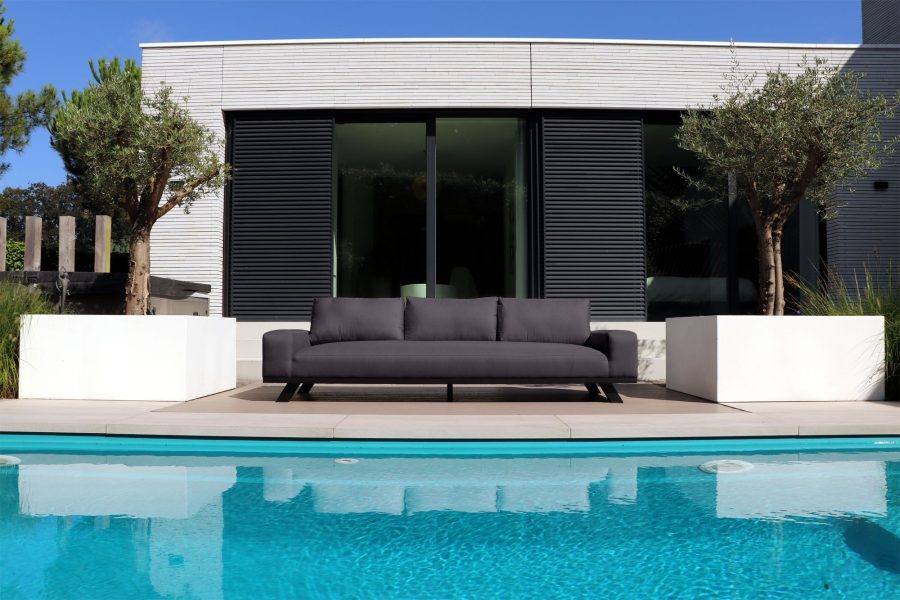 Flow Easey 3-zits sofa sooty