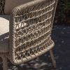 4 Seasons Outdoor Puccini dining chair latte detail
