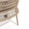 4 Seasons Outdoor Puccini dining chair latte detail