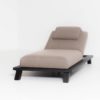 Flow Crystal daybed taupe chine