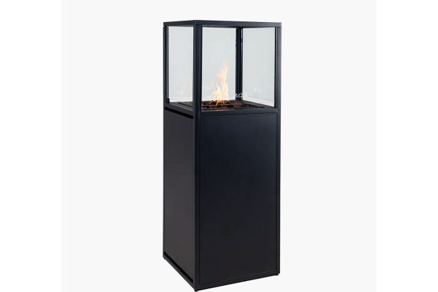 Cosiscoop Pillar Dome vuurzuil black
