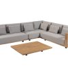 4 Seasons Outdoor eternity hoekbank teak met Metropolitan tafel
