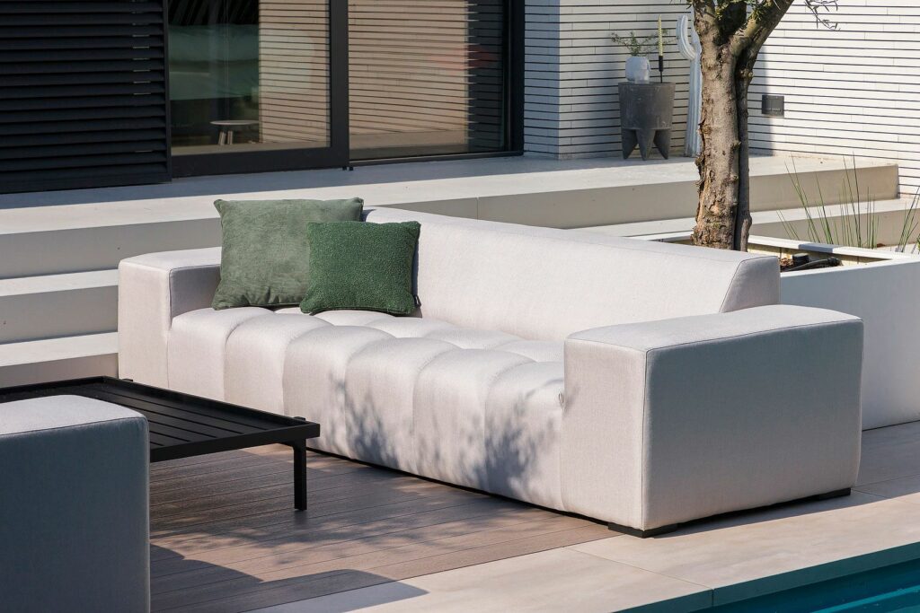 Flow Syra 3-zits sofa Graumel chalk