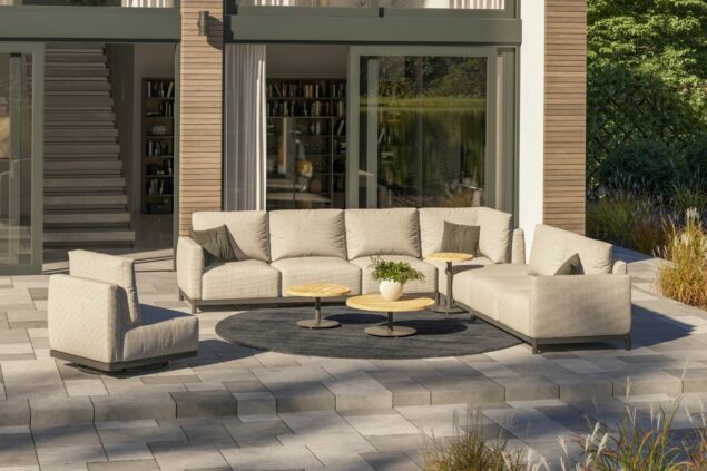 4 Seasons Outdoor Furore loungeset XL met draaistoel en Volta tafels * SALE *