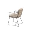 Taste by 4 Seasons Prego dining chair antraciet-taupe
