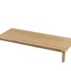 4 Seasons Outdoor Finn loungetafel teak 150 x 65 x 25 cm