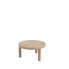 4 Seasons Outdoor Sem loungetafel geborsteld teak Ø 60 x 32 cm