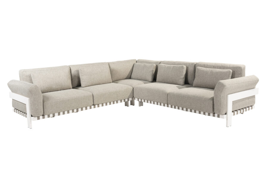 4 Seasons Outdoor Paloma hoek loungebank wit