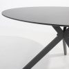 4 Seasons Outdoor Locarno tafel met HPL blad slate antraciet Ø 130 cm detail