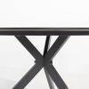 4 Seasons Outdoor Locarno tafel met HPL blad slate antraciet Ø 130 cm detail