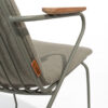 4 Seasons Outdoor Veneto stapelbare stoel Olive detail