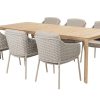 4 Seasons Outdoor Eros tuinset met Lucas teak tafel 240 x 100 cm
