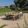 4 Seasons Outdoor Jura dining set olijfgroen met Noah tafel