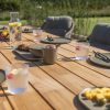 4 Seasons Outdoor Jura dining set olijfgroen met Noah tafel detail