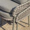4 Seasons Outdoor Jura stapelbare dining chairs olijfgroen detail