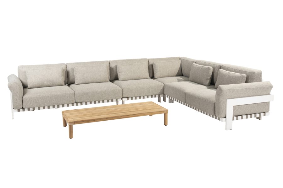 4 Seasons Outdoor Paloma hoek loungebank XL met Finn salontafel