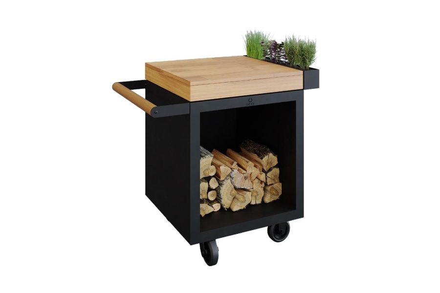 OFYR Mise en Place unit Black 65 PRO Teak Wood