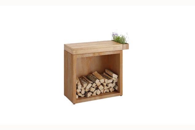 OFYR Butcher Block Storage 90 Corten