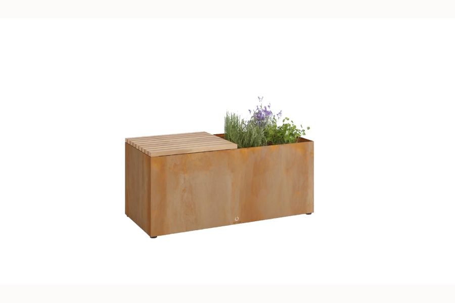 OFYR Herb Garden Bench Corten