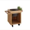 OFYR Kamado tafel Corten 65 PRO Teak Wood