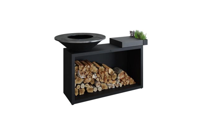 OFYR Island Black 85 Teak Ceramic Dark