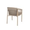 4 Seasons Outdoor Allora dining chair latte