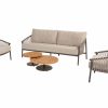 4 Seasons Outdoor Allora loungeset terre met set Volta tafels