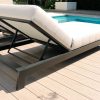 Flow Grey Jewel eenpersoons daybed graumel chalk met zwart frame detail