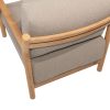 4 Seasons Outdoor Marie loungestoel naturel teak - detail