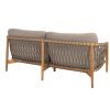 4 Seasons Outdoor Nora 3-zits loungebank teak