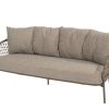 4 Seasons Outdoor Jura 3-zits loungebank olijfgroen