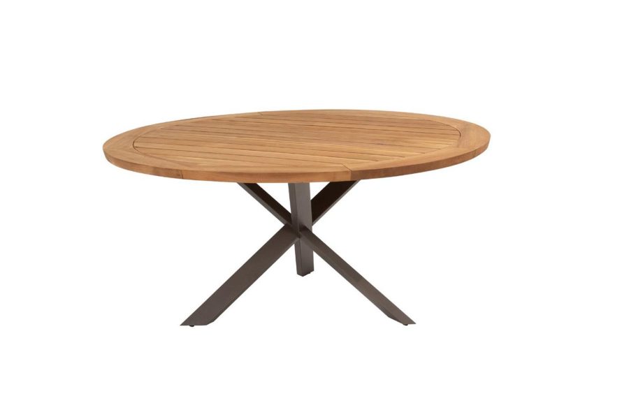 Taste by 4 Seasons Prado tuintafel terre met teak blad Ø 160 cm